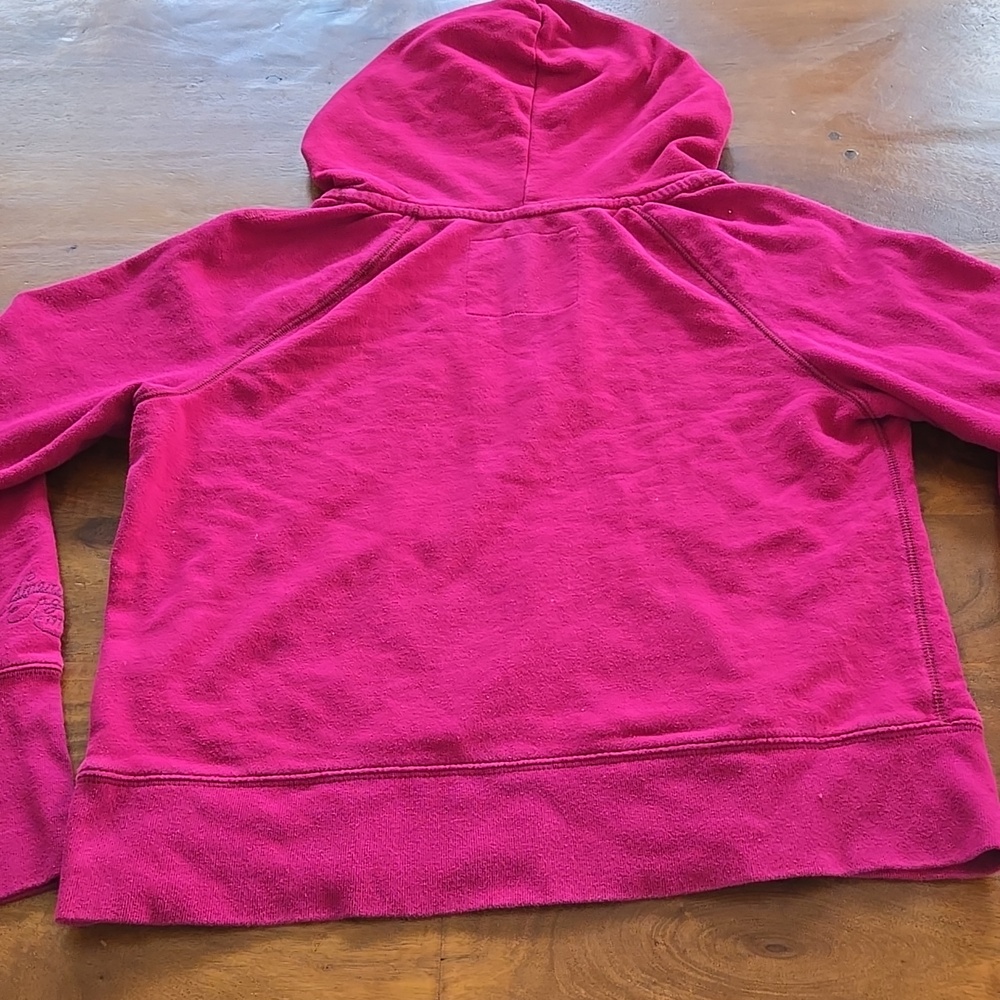 American Eagle Y2K Pink Hoodie Sweatshirt Size Large - Picture 2 of 13